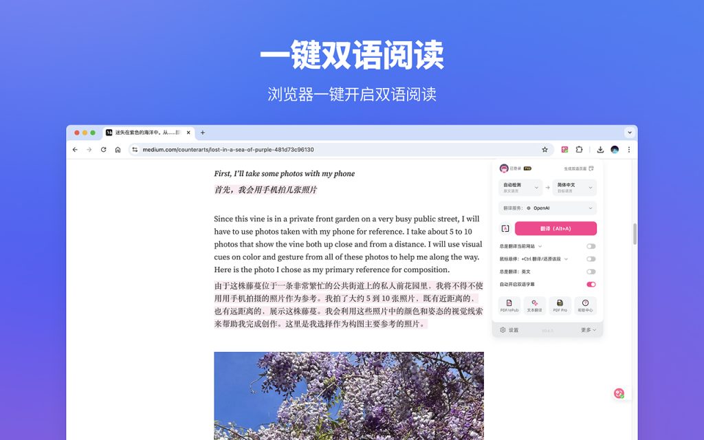 图片[3]|🔥告别语言壁垒！这款AI神器让全网内容秒变双语天堂✨ 浏览器扩展翻译插件  沉浸式翻译 - 网页翻译插件 | PDF翻译 | 免费 福利资源 | 福利之家|福利之家