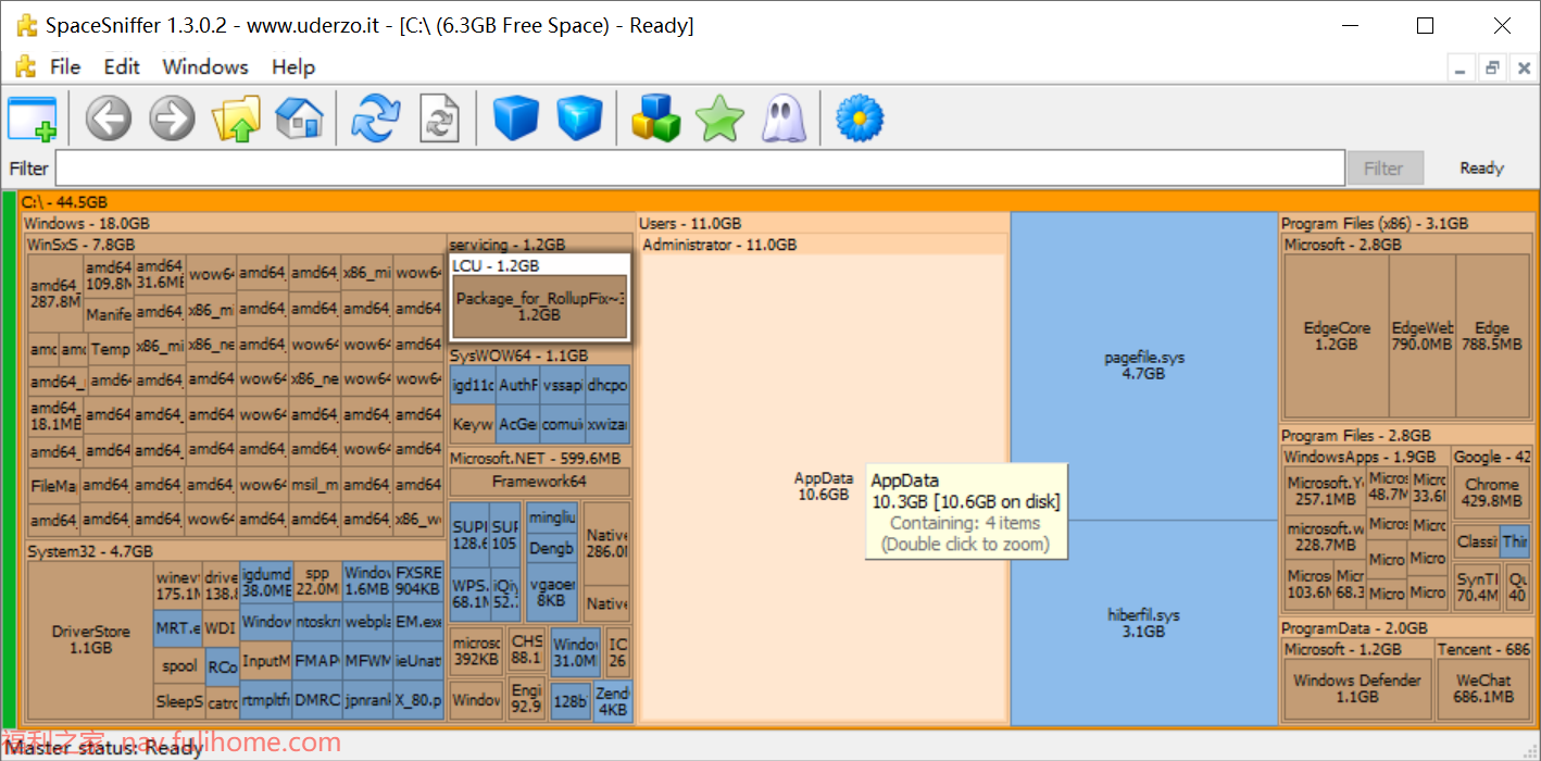 WindowsCleaner V5.0系统清理加速磁盘分析数据迁移|福利之家